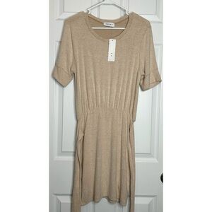 *GILLI* NWT  Short Sleeve Soft Tie Waist Mini Dress